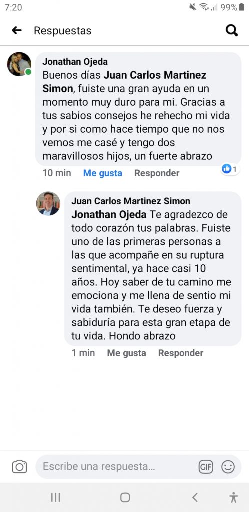 Testimonio jonathan Testimonio
